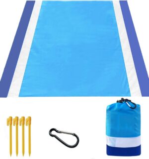 Beach Blanket Large Size 82"x78" Sand Free Waterproof Quick Drying Outdoor Camping for 3-6 Adults,Soft Comfortable Durable for Camping Beach Park Travel Family