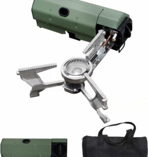 Foldable Camping Butane Stove, Portable Camping Stove Gas Stove with Storage Bag suitable for Picnic, Backpacking Hiking, Adventure, Home Travel, Patio, RV Trip