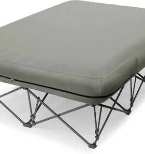 Camping Cot,Camping Cots for Adults,Folding Camping Cot with Inflatable Air Mattress and Carry Bag,for Outdoor Travel Camp Beach Vacation (not Included The Airpump)
