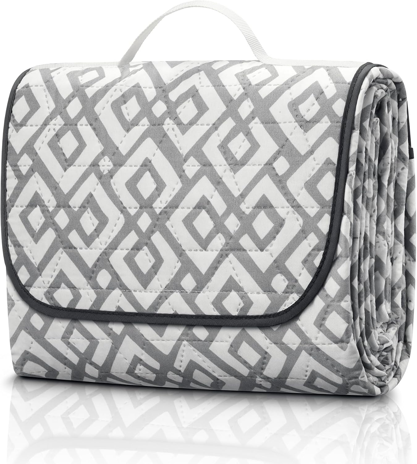 Picnic Blankets, Waterproof Picnic Blanket Portable with Carry Strap, 80"×80" Extra Large Picnic Blanket, Foldable Outdoor Camping Blanket Checkered Picnic Mat for Camping Park Beach Grass